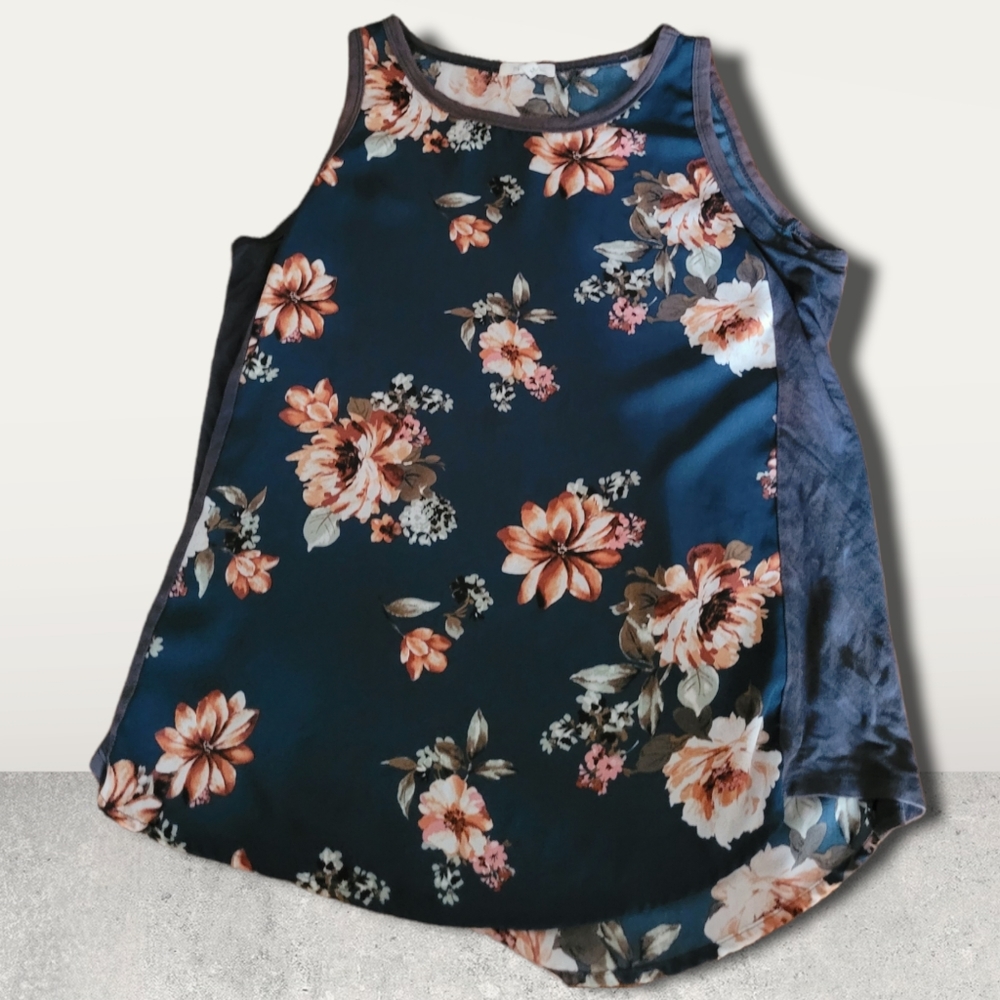 Floral Maurice's Tank Blouse